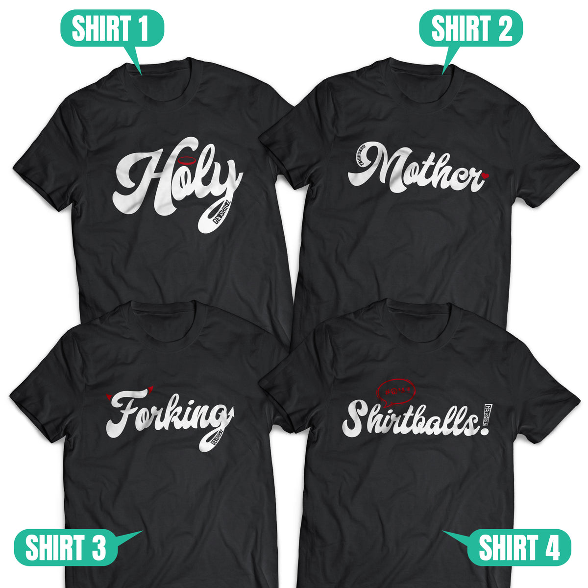 Holy Mother Forking Shirtballs Lineup Shirts