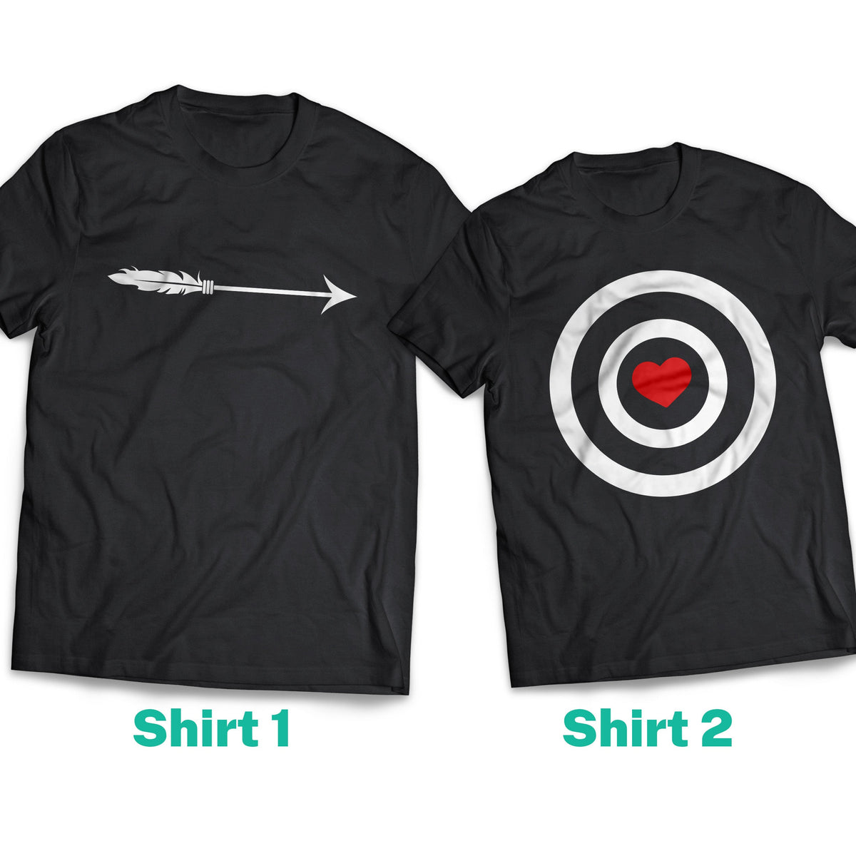 Arrow and Target Couple Shirt