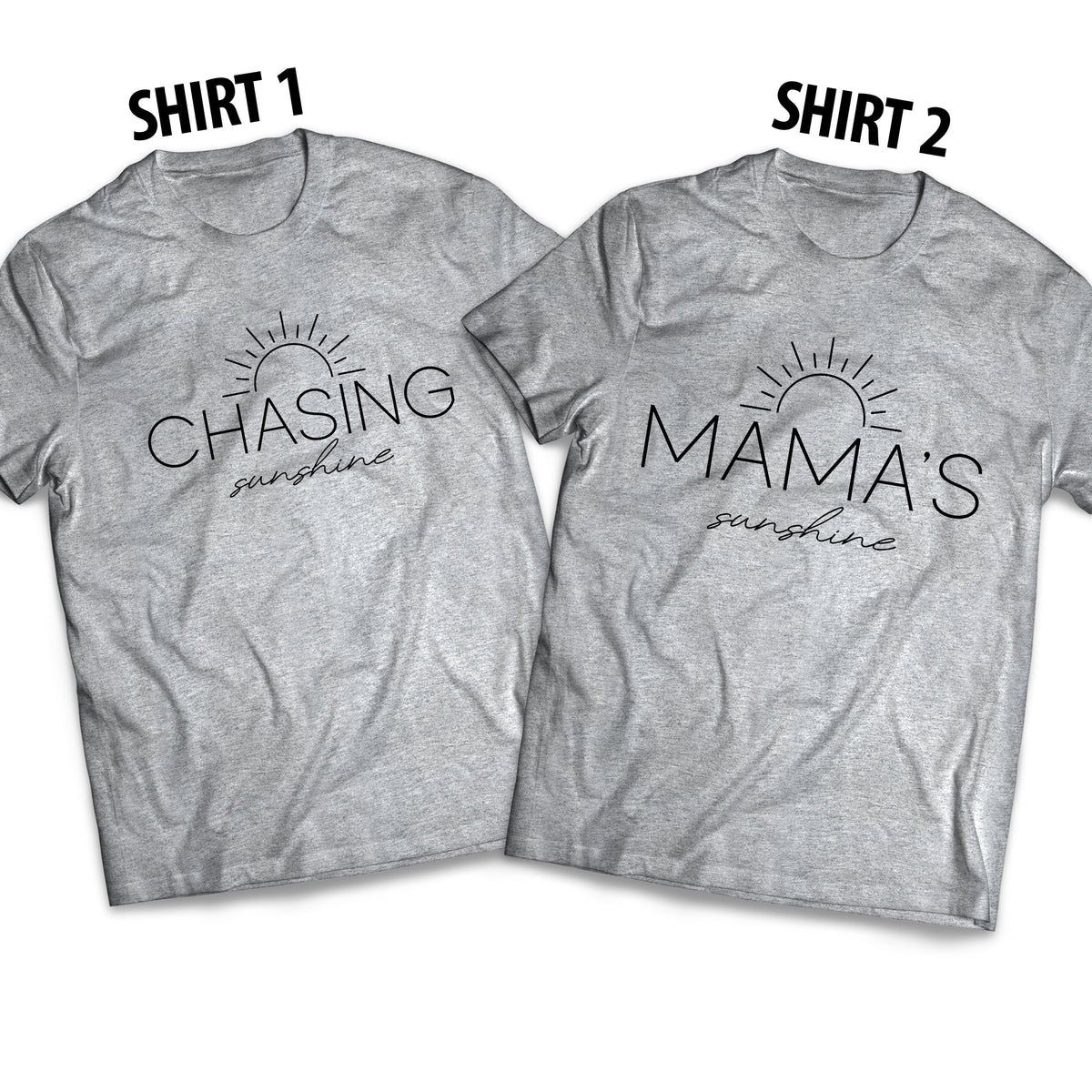 Chasing Sunshine and Mama's Sunshine - Adult Matching Set