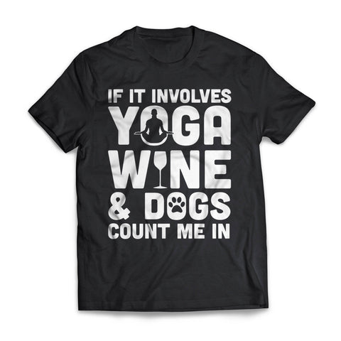 Yoga Wine And Dogs