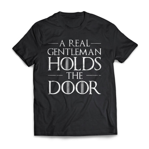 A Real Gentleman Holds The Door