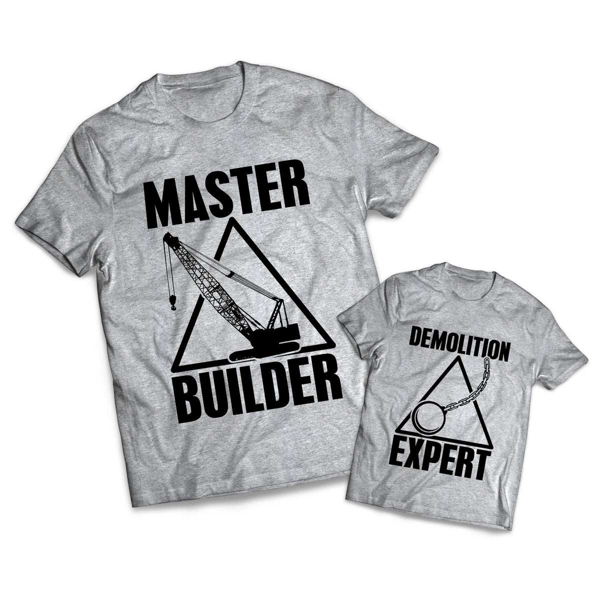 Master Builder Set - Heavy Equipment Operator - Matching Shirts