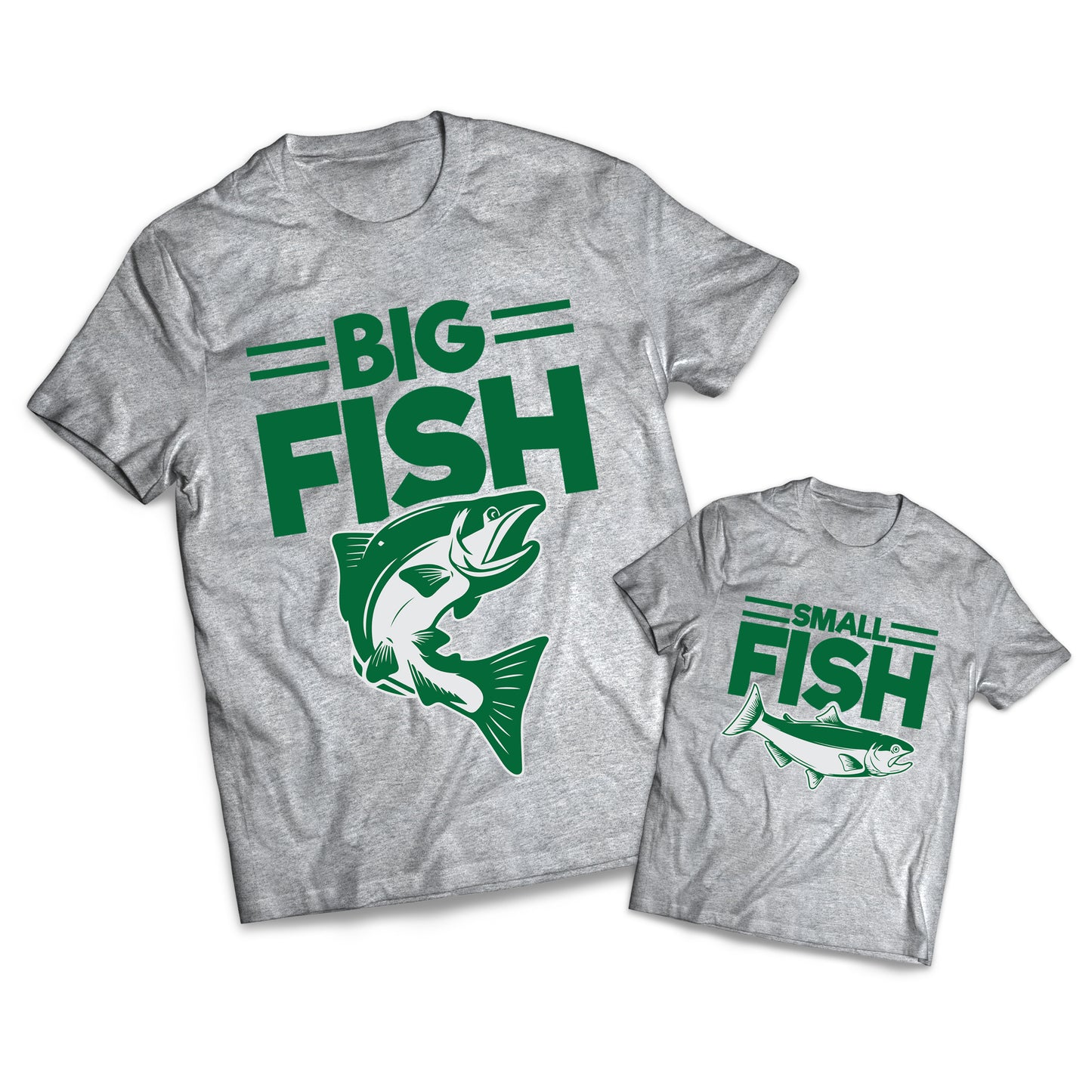 Big Small Fish Set - Fishing - Matching Shirts