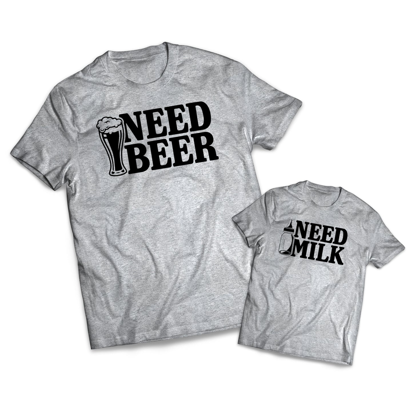 Beer Milk Set - Drinking - Matching Shirts