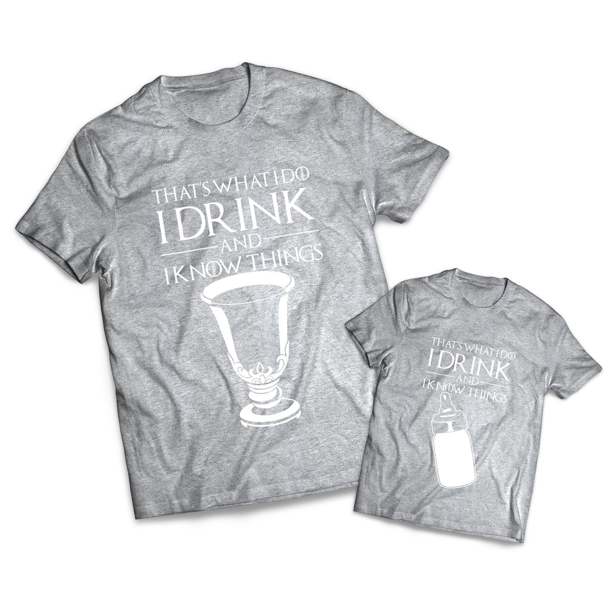 Drink And Know Things Set - Game Of Thrones - Matching Shirts