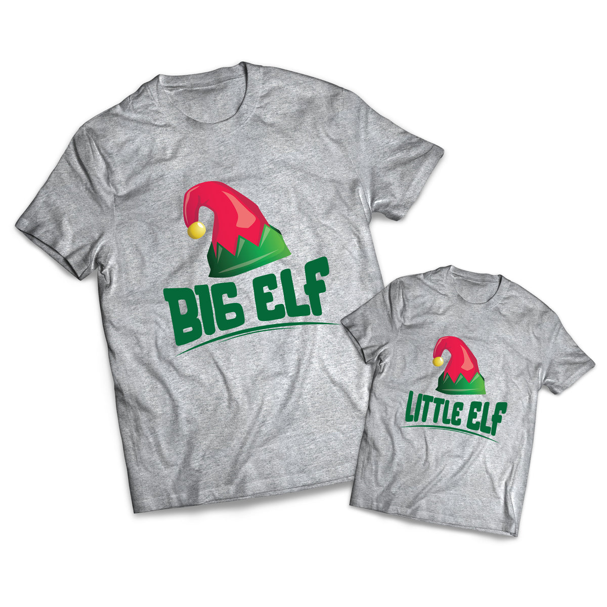 Big Elf Little Elf Set - Christmas - Matching Shirts