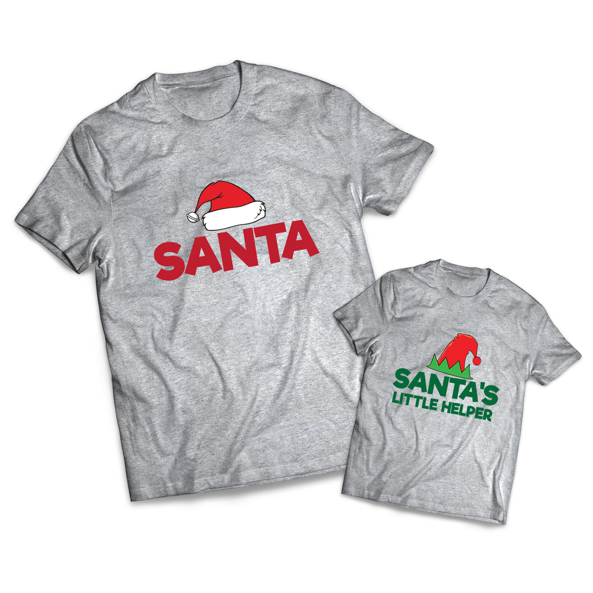 Santa's Little Helper Set - Christmas - Matching Shirts