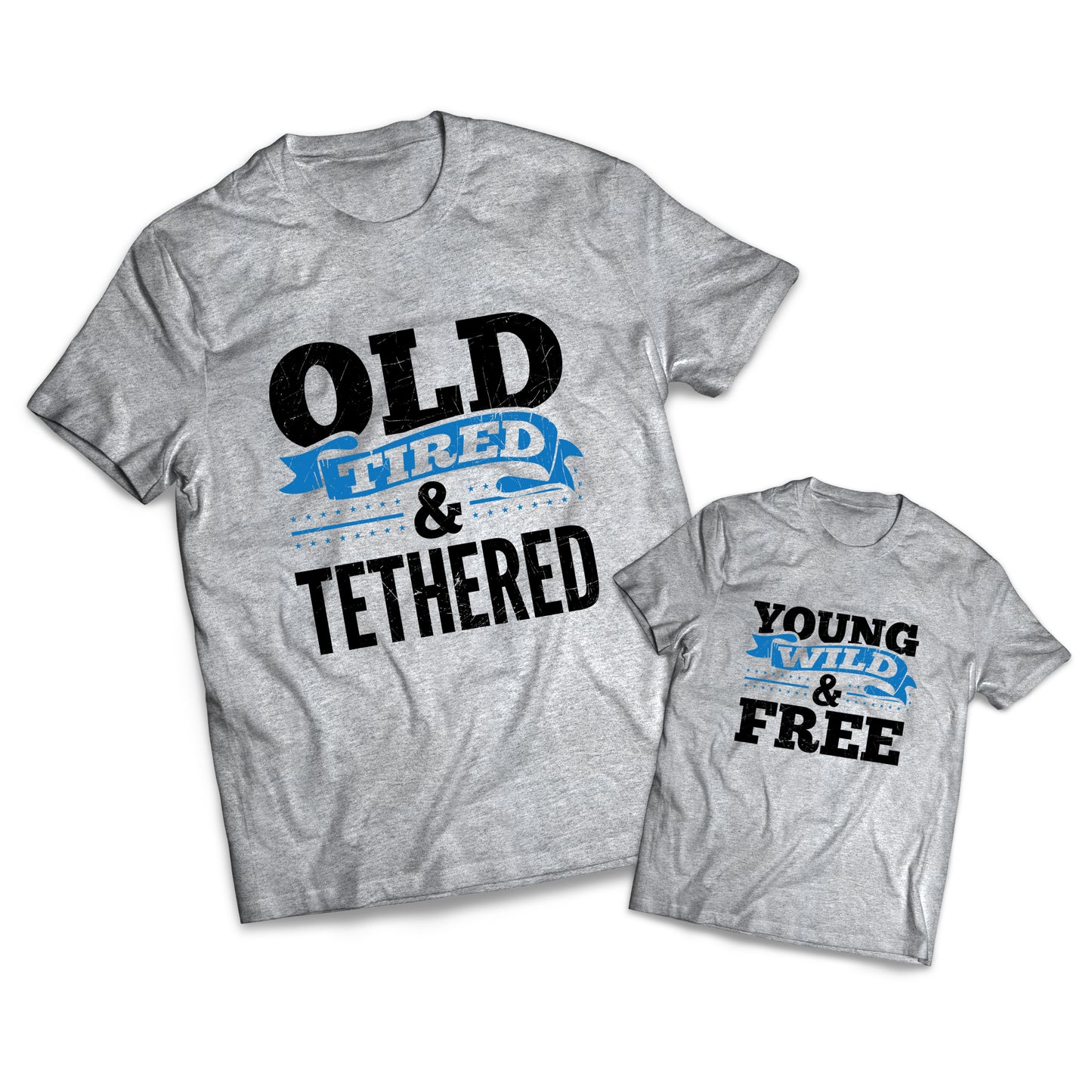 Young And Old - Dads - Matching Shirts