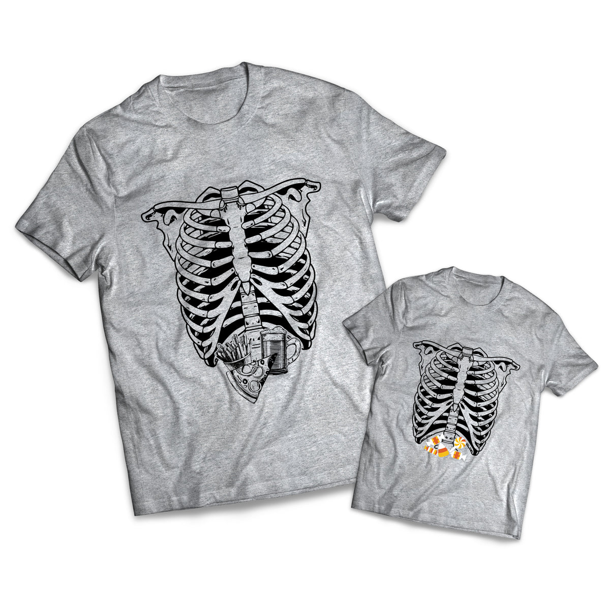 Skeleton Diet Set - Halloween - Matching Shirts