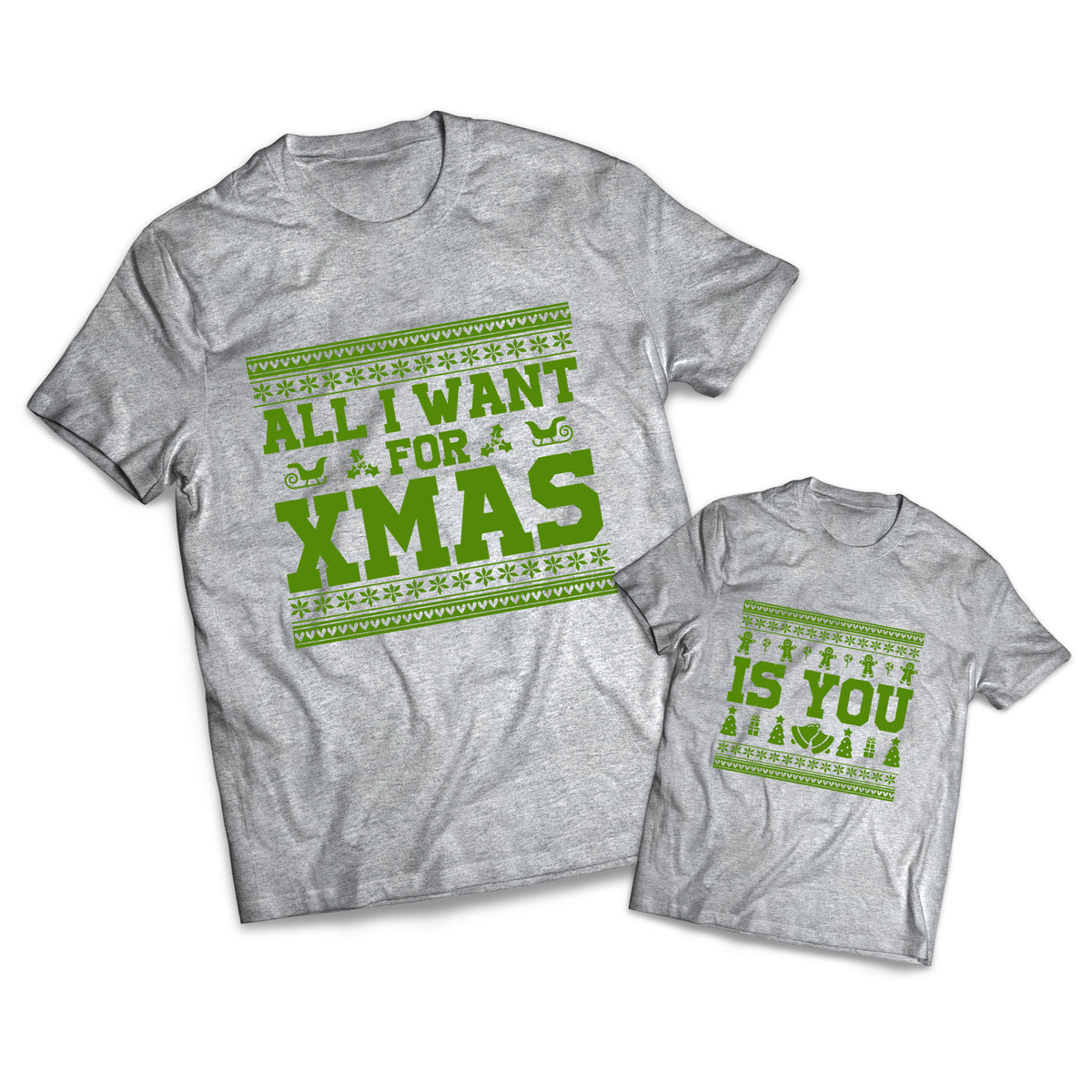 All I Want For Christmas Set 2 - Christmas - Matching Shirts