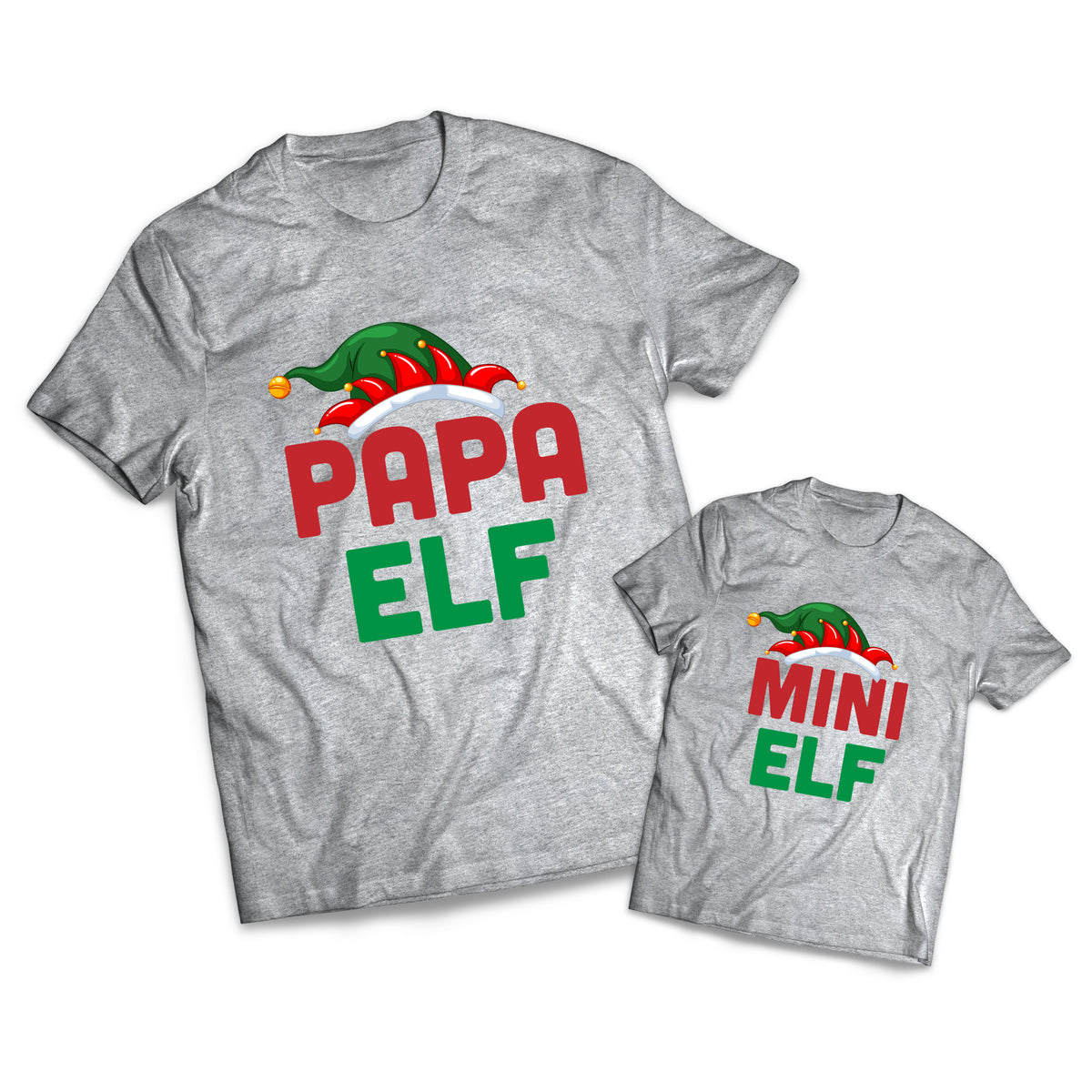Papa Elf Set - Christmas - Matching Shirts