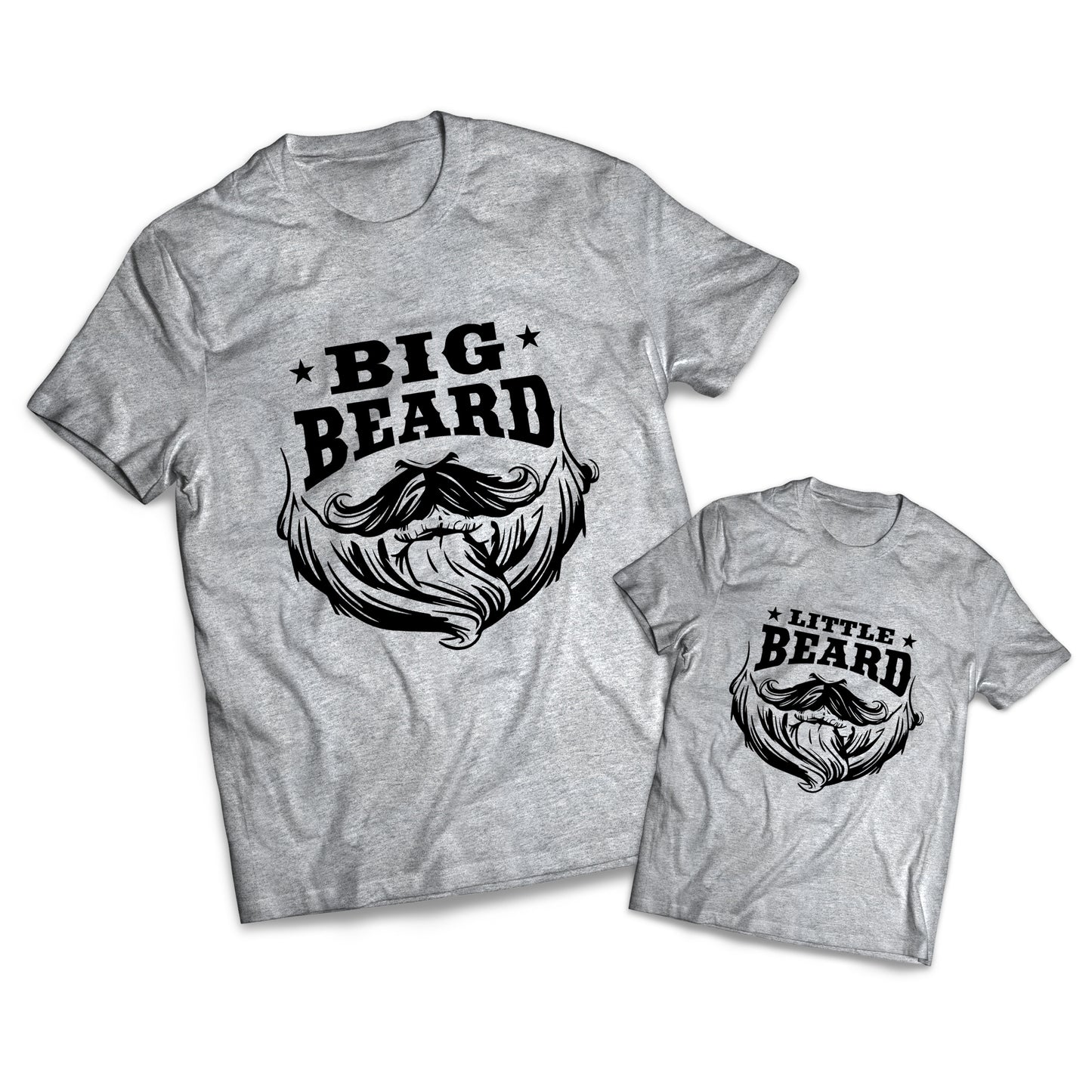 Big Beard Little Beard Set - Dads - Matching Shirts