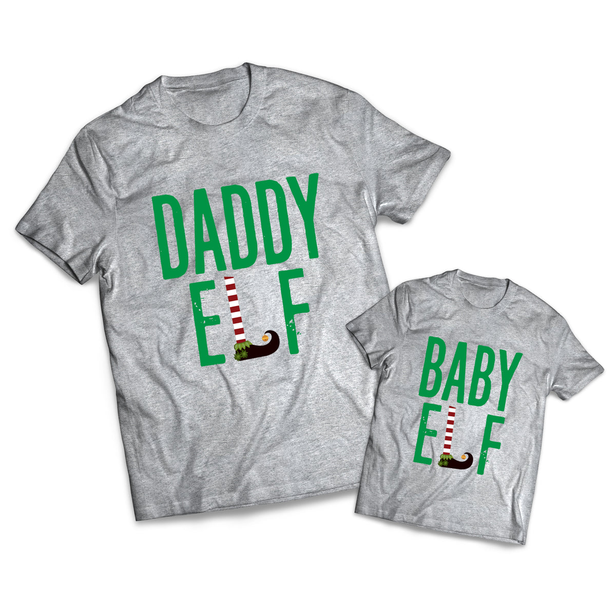 Daddy Elf Baby Elf Set - Christmas - Matching Shirts