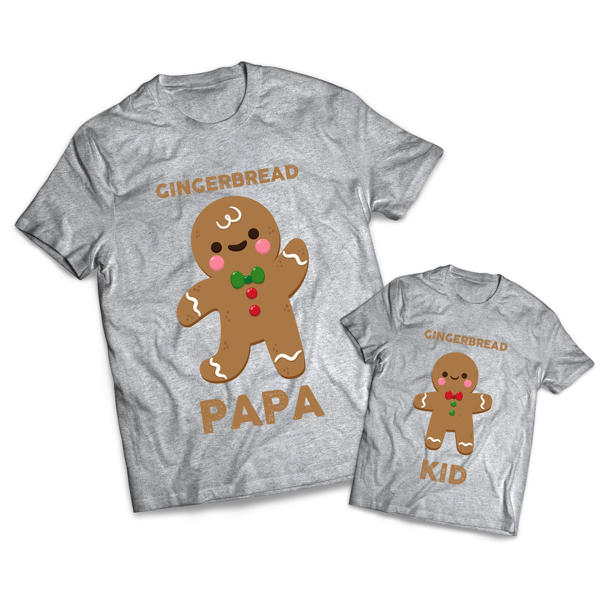 Gingerbread Papa Set - Christmas - Matching Shirts