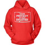Privacy Has Been Deleted