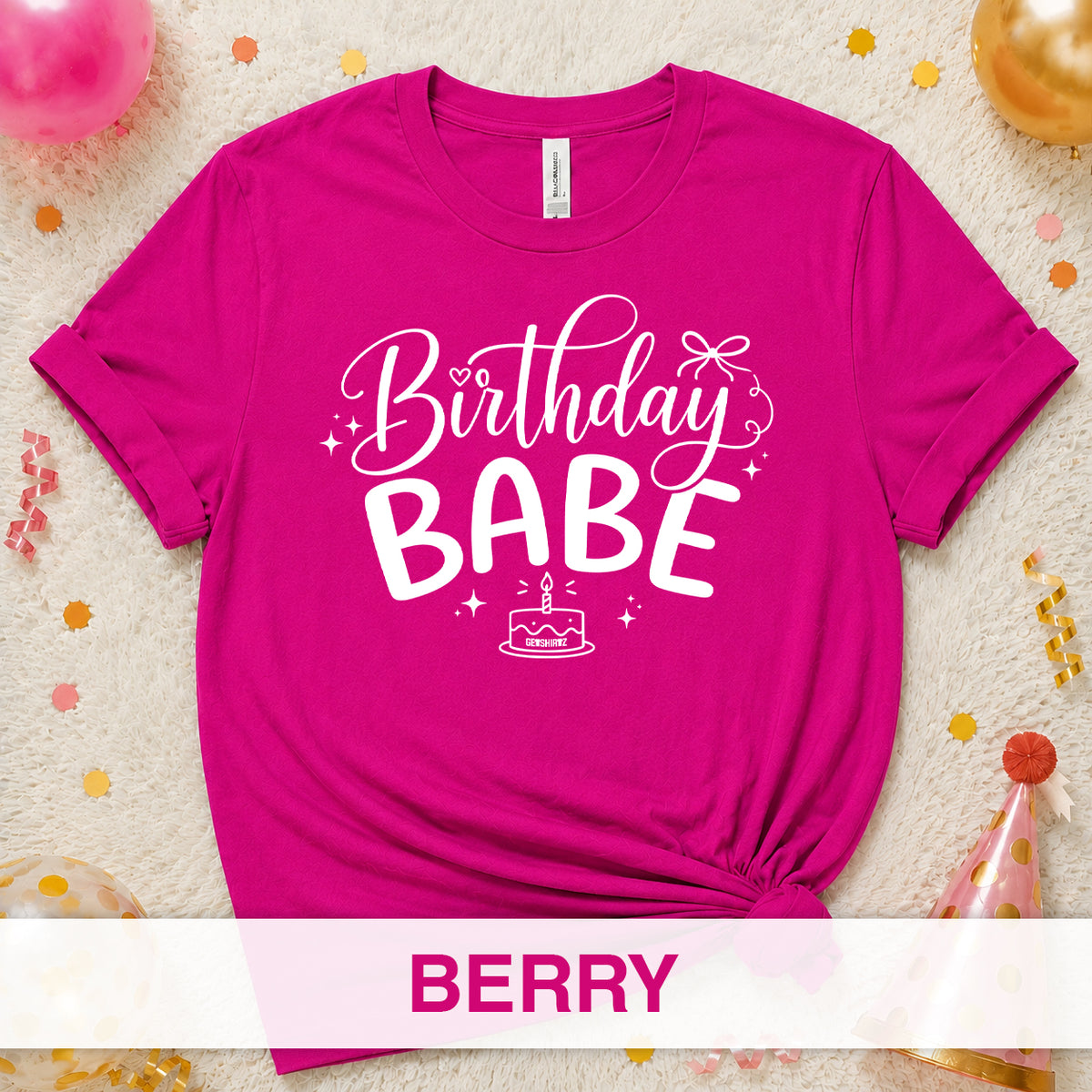 Birthday Babe - The Birthday Babe Crew Shirt