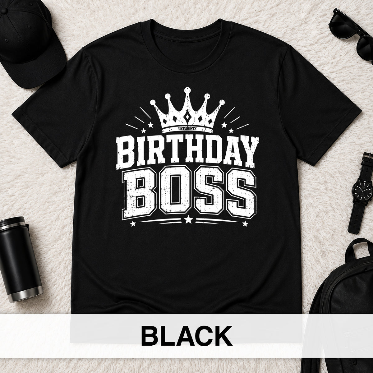 Birthday Boss - The Birthday Boss Crew Shirt