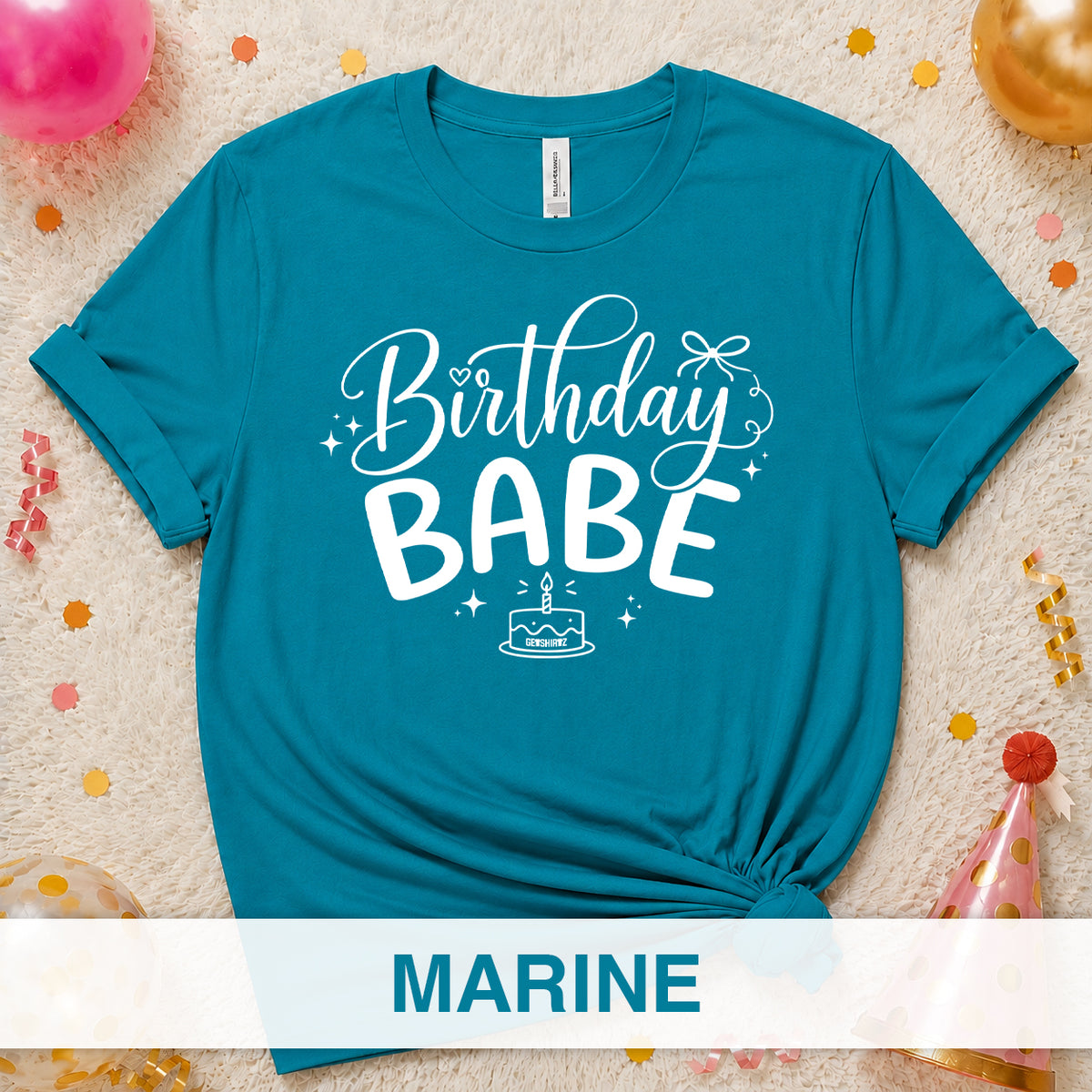 Birthday Babe - The Birthday Babe Crew Shirt