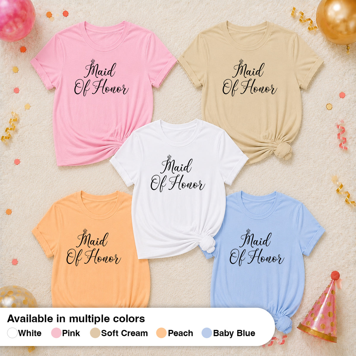 Maid of Honor - The Bride Tribe Shirt