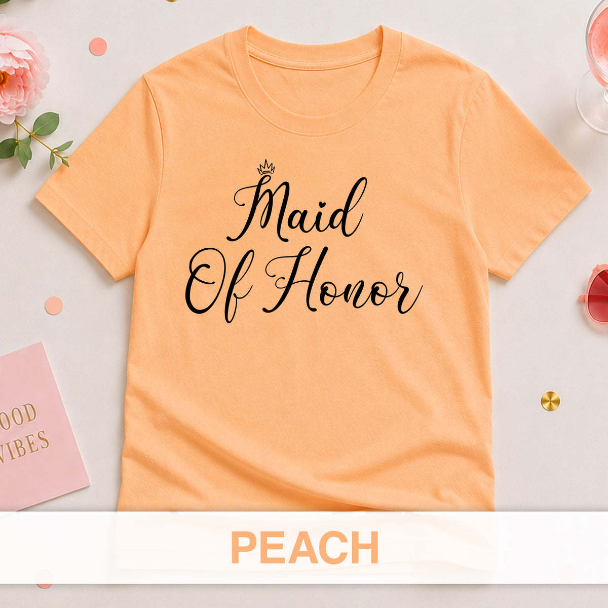 Maid of Honor - The Bride Tribe Shirt