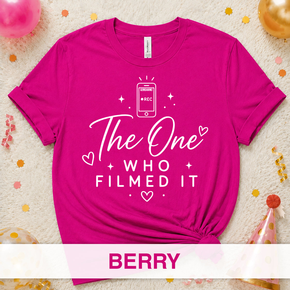 The One Who Filmed It - The One With the Bride’s Friends Shirt