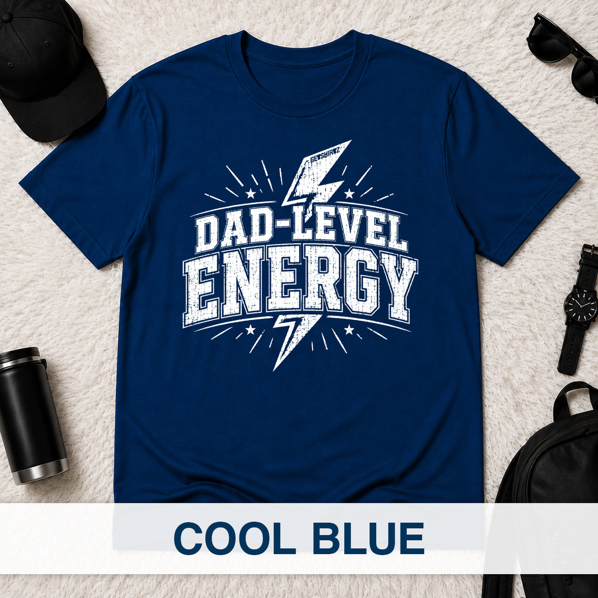 Dad-Level Energy - The Birthday Boss Crew Shirt