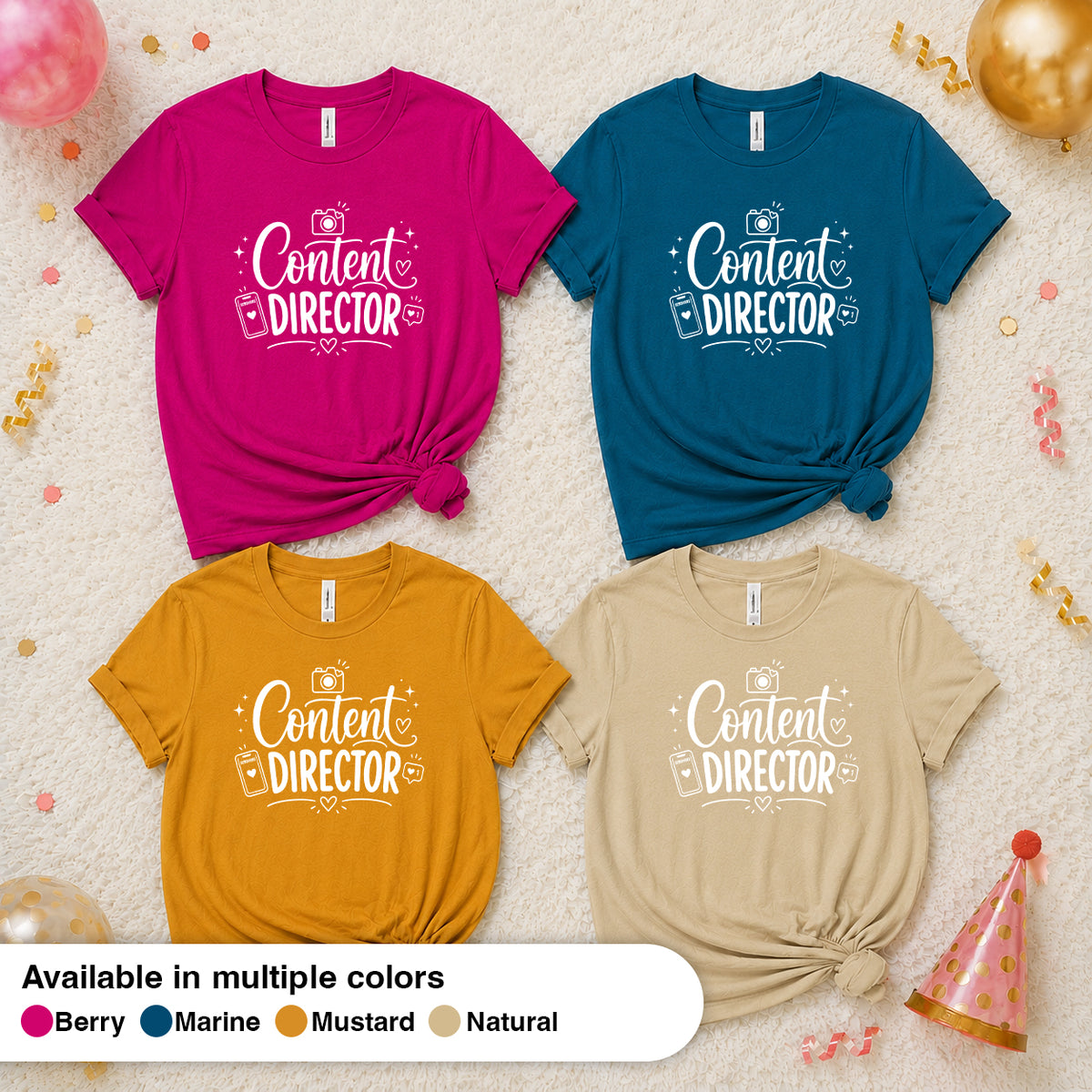 Content Director - The Birthday Babe Crew Shirt