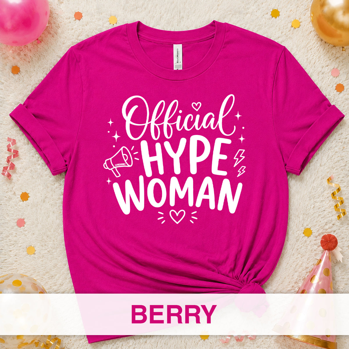 Official Hype Woman - The Birthday Babe Crew Shirt