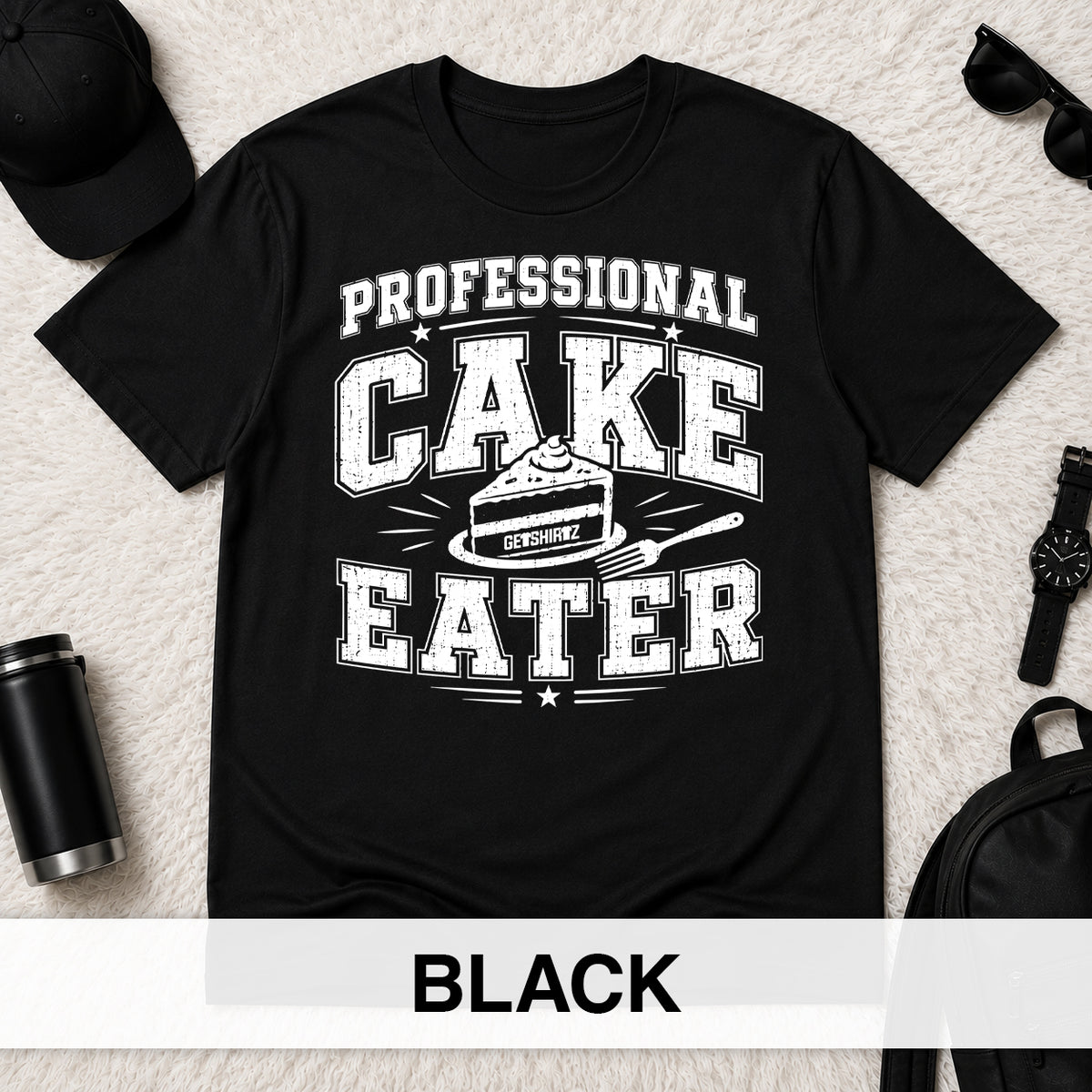 Professional Cake Eater - The Birthday Boss Crew Shirt