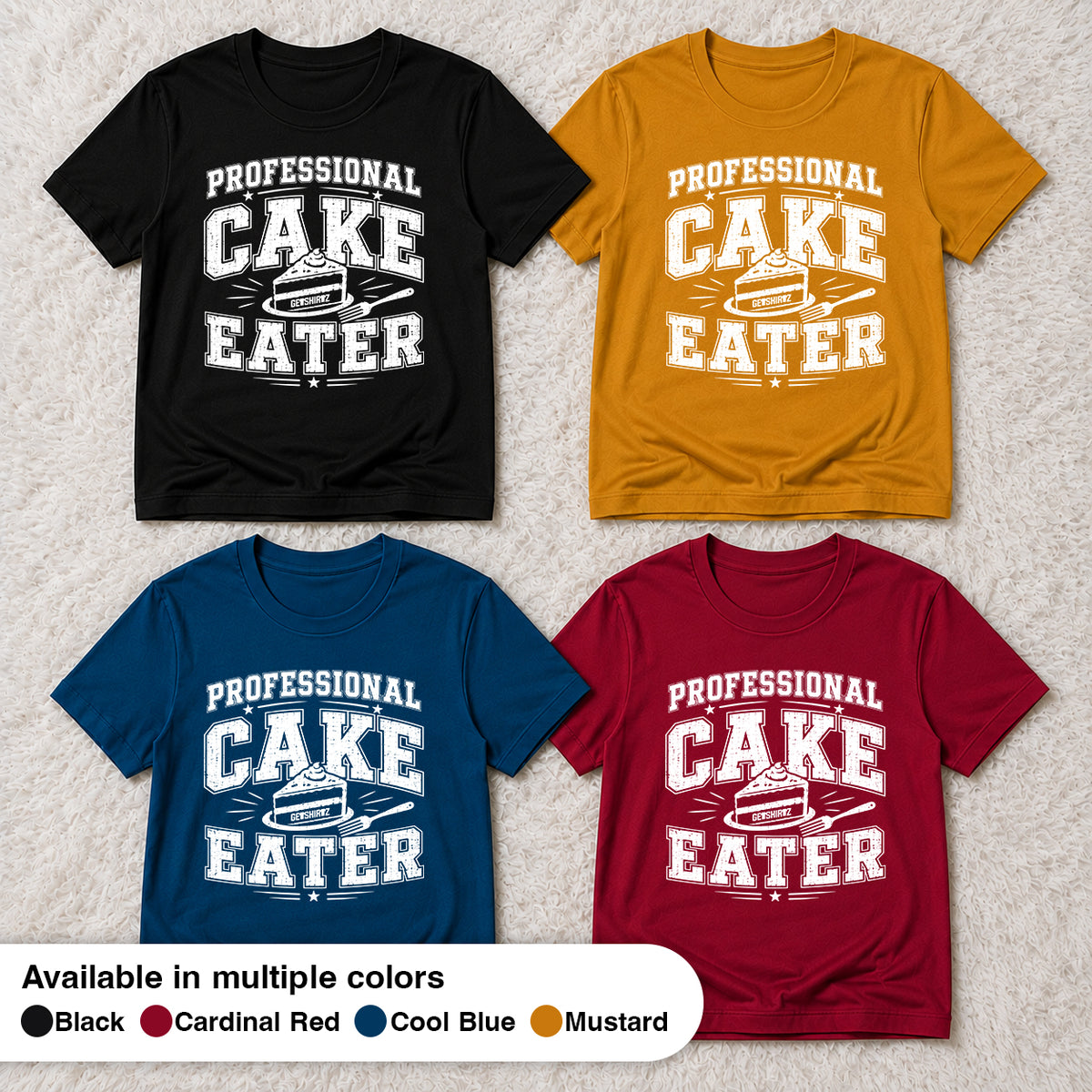 Professional Cake Eater - The Birthday Boss Crew Shirt