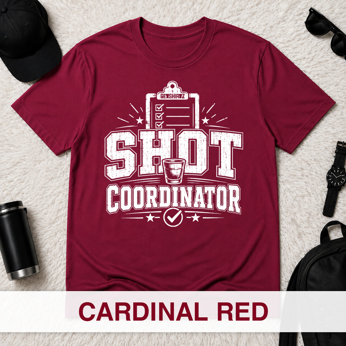 Shot Coordinator - The Birthday Boss Crew Shirt