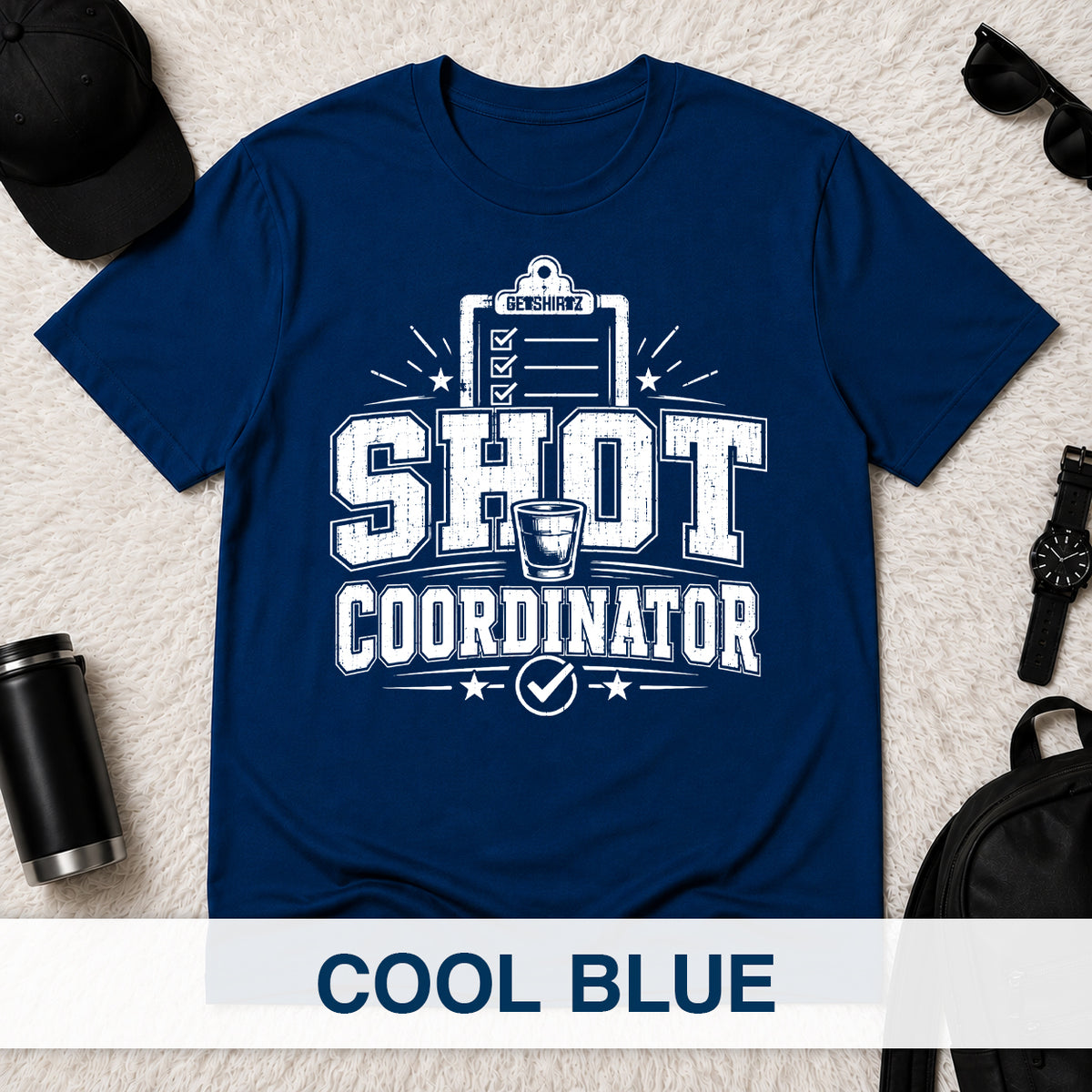 Shot Coordinator - The Birthday Boss Crew Shirt