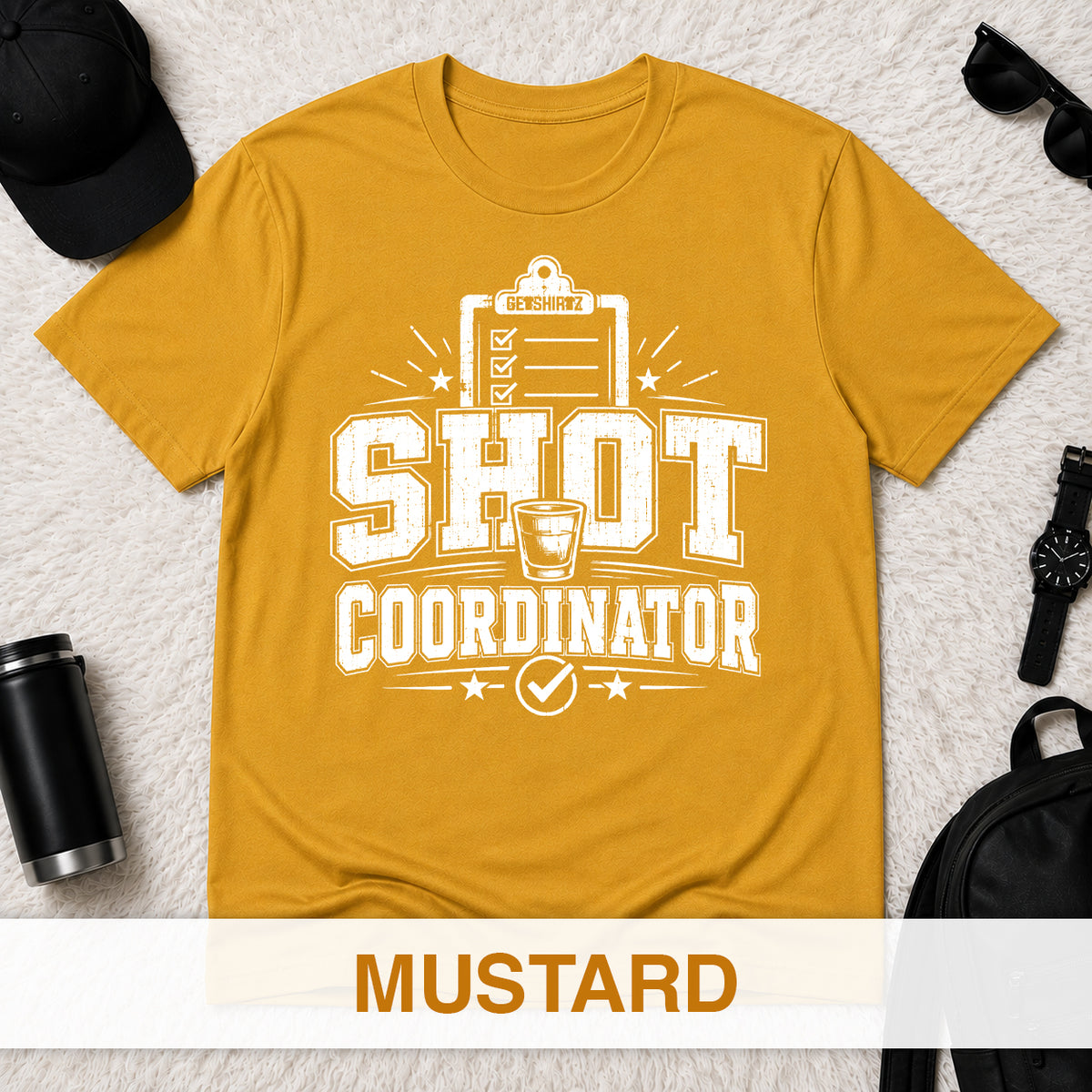 Shot Coordinator - The Birthday Boss Crew Shirt