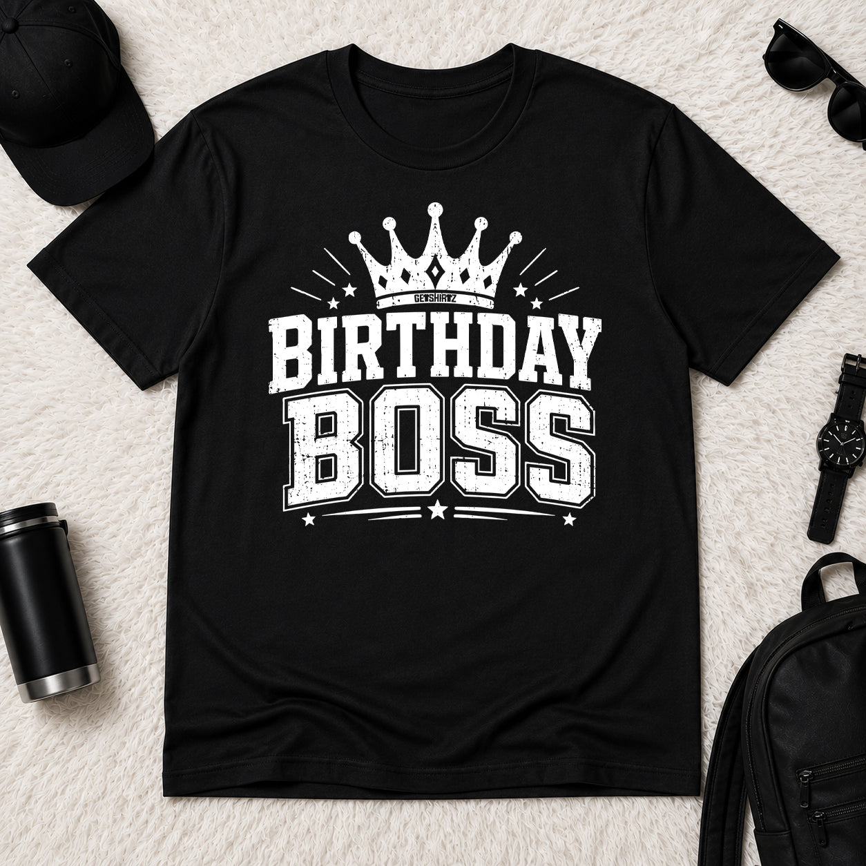Birthday Boss - The Birthday Boss Crew Shirt