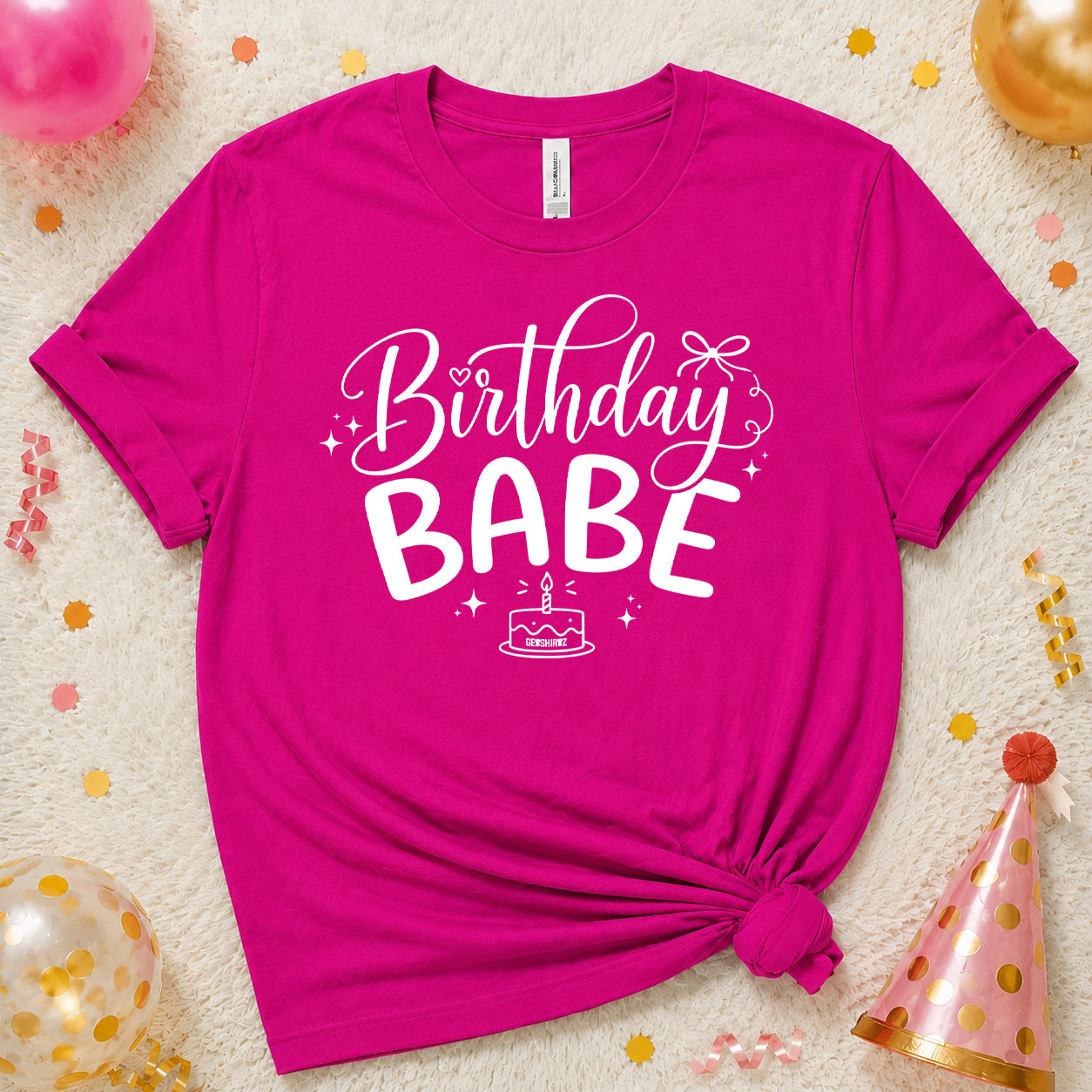 Birthday Babe - The Birthday Babe Crew Shirt
