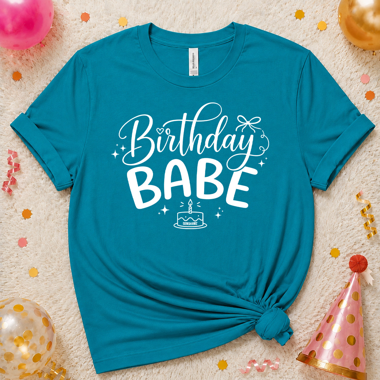 Birthday Babe - The Birthday Babe Crew Shirt