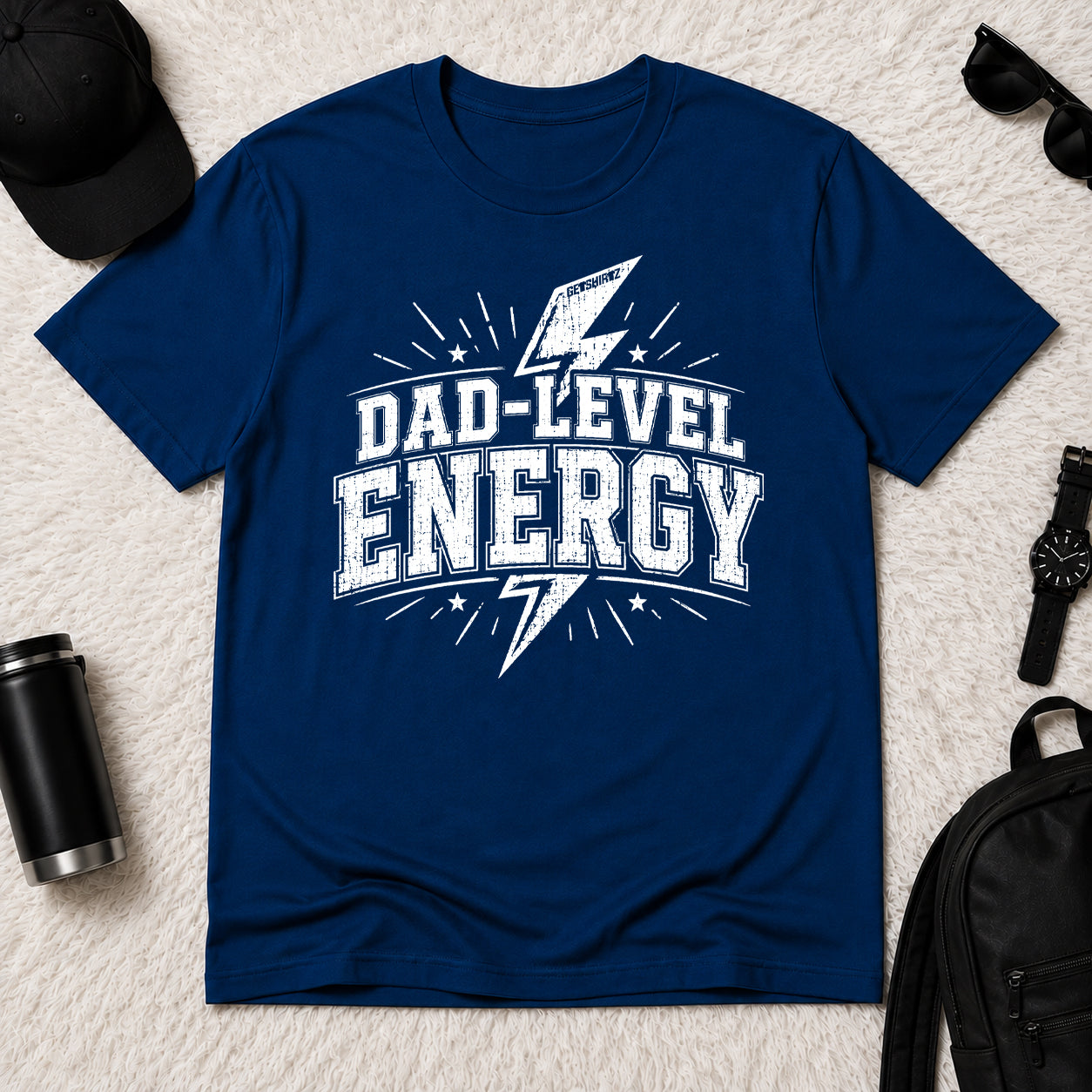Dad-Level Energy - The Birthday Boss Crew Shirt