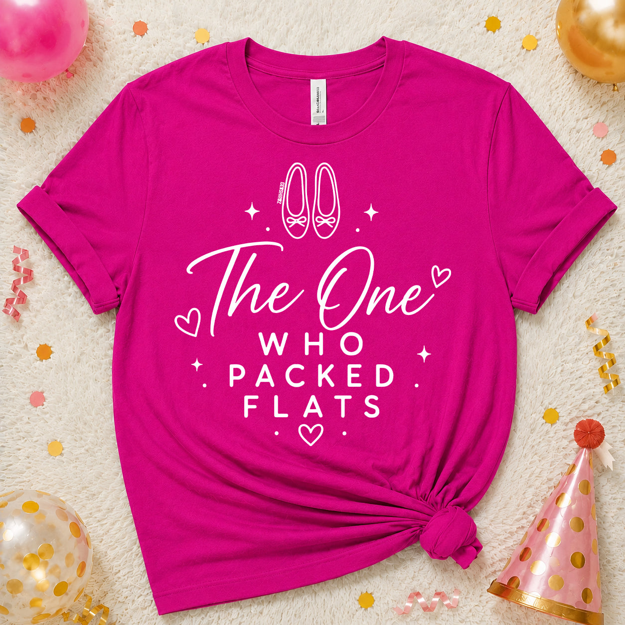 The One Who Packed Flats - The One With the Bride’s Friends Shirt