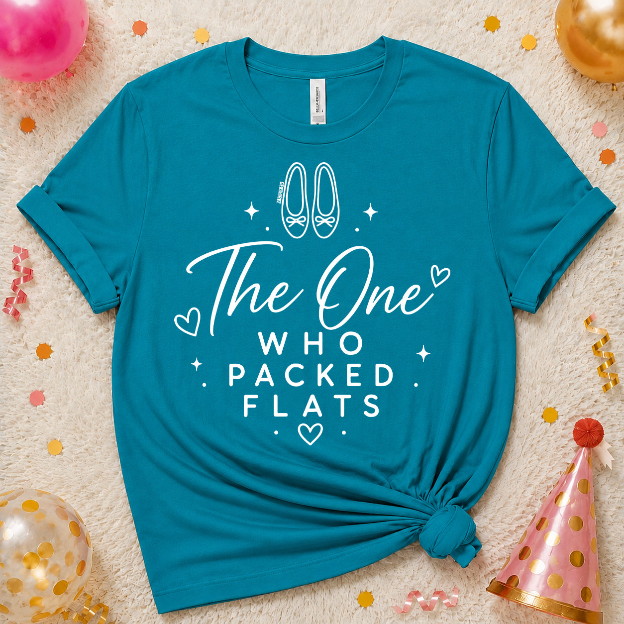 The One Who Packed Flats - The One With the Bride’s Friends Shirt