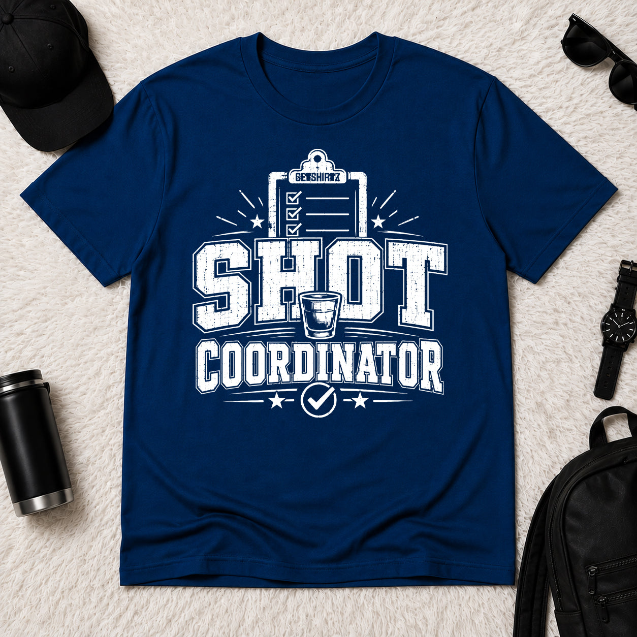 Shot Coordinator - The Birthday Boss Crew Shirt