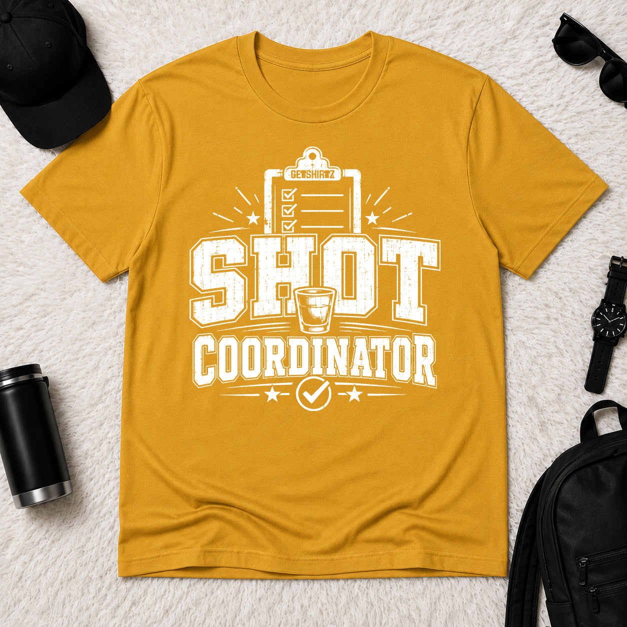 Shot Coordinator - The Birthday Boss Crew Shirt