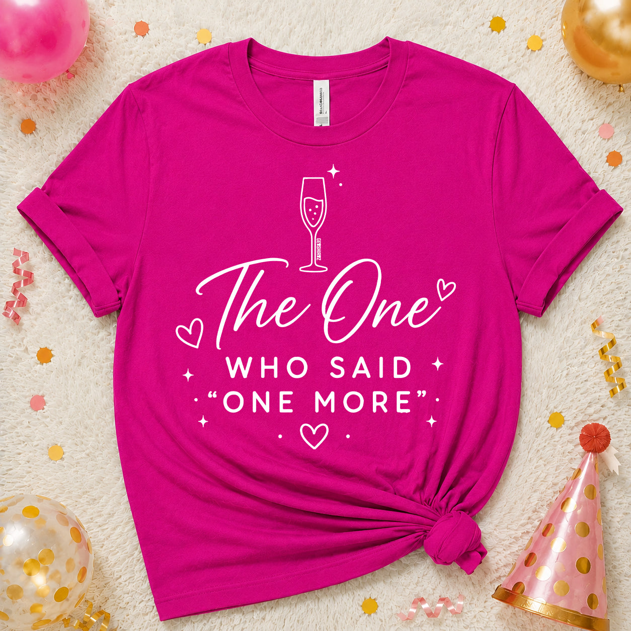 The One Who Said “One More” - The One With the Bride’s Friends Shirt