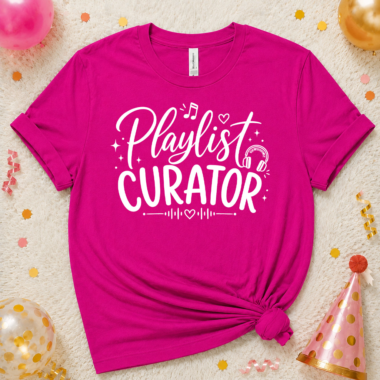 Playlist Curator - The Birthday Babe Crew Shirt