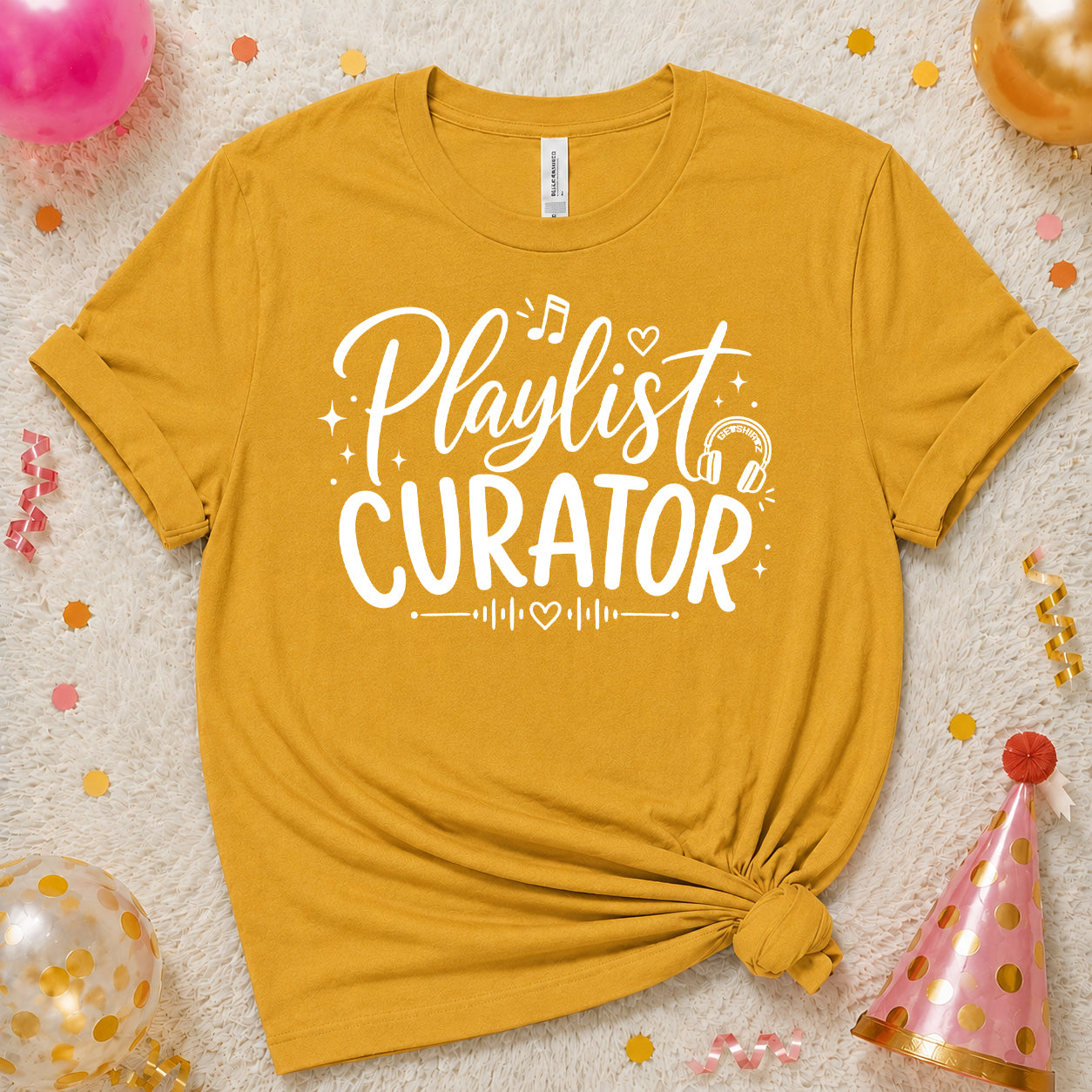 Playlist Curator - The Birthday Babe Crew Shirt