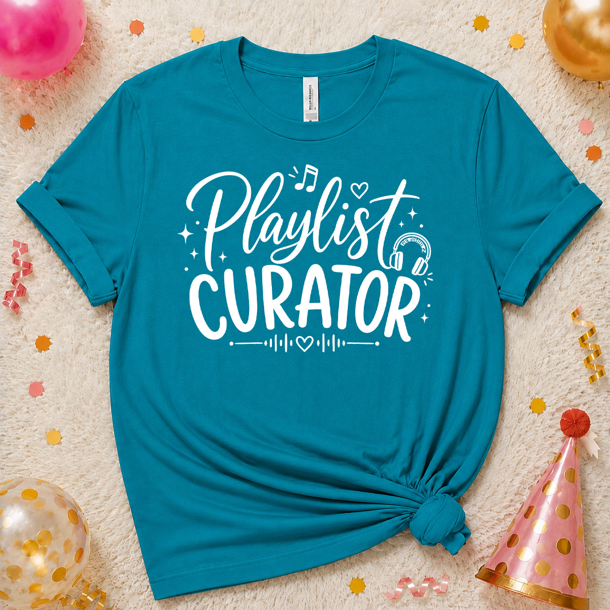 Playlist Curator - The Birthday Babe Crew Shirt