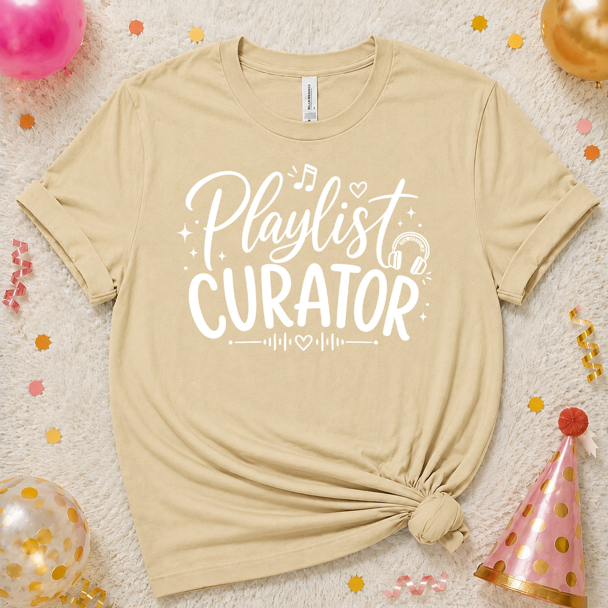 Playlist Curator - The Birthday Babe Crew Shirt