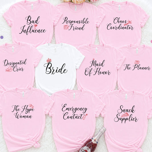 The Bride Tribe Shirt Set