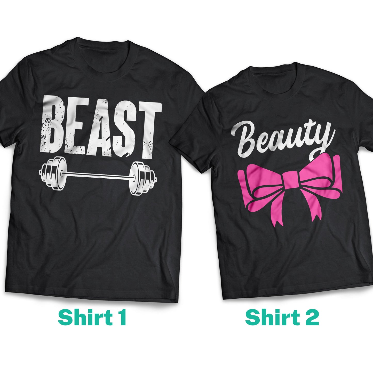 Beauty and Beast Couple Shirt