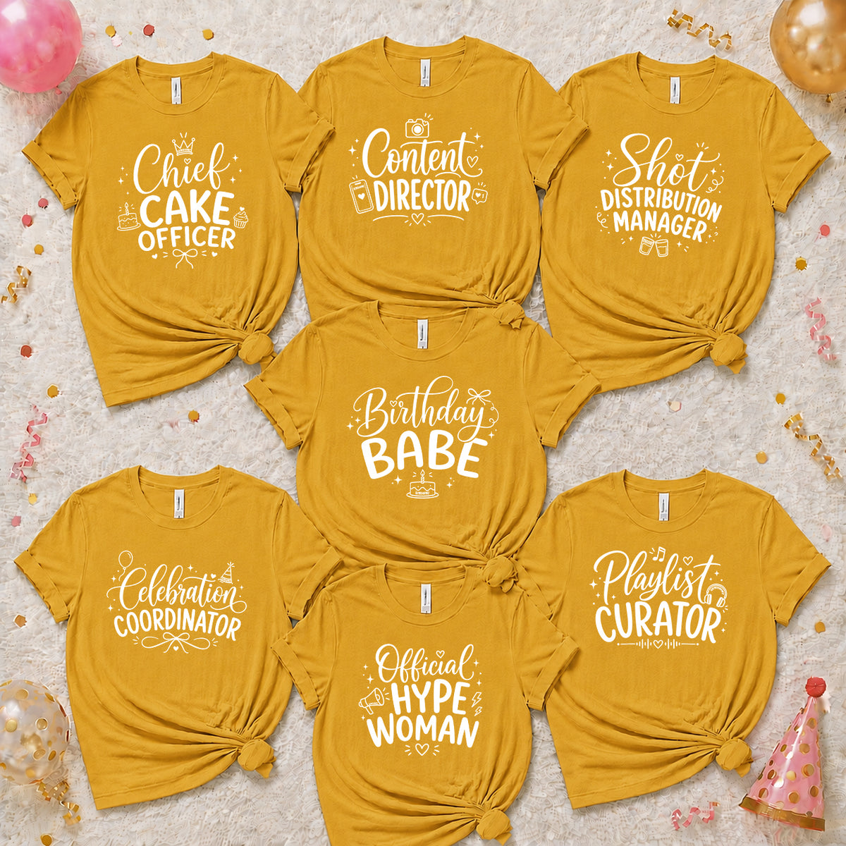 The Birthday Babe Crew Shirt Set