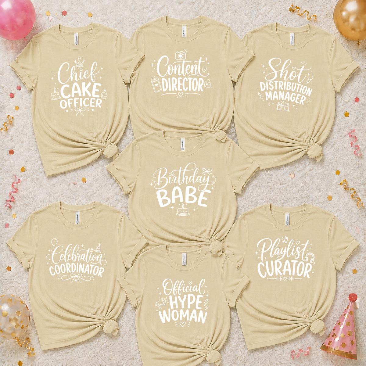 The Birthday Babe Crew Shirt Set